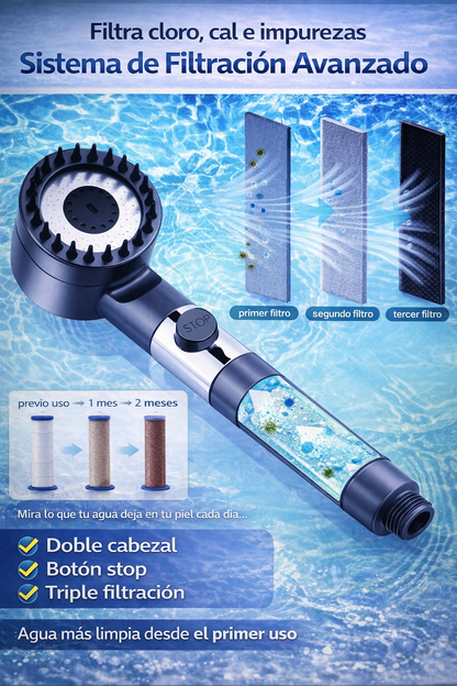 AQUAVITAL PRO™ | La ducha que transforma tu piel y tu cabello